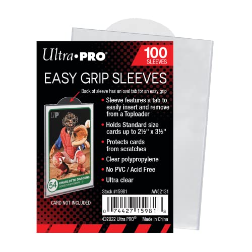 Ultra Pro 15981-2-1/2' X 3-1/2' Easy Grip Sleeves
