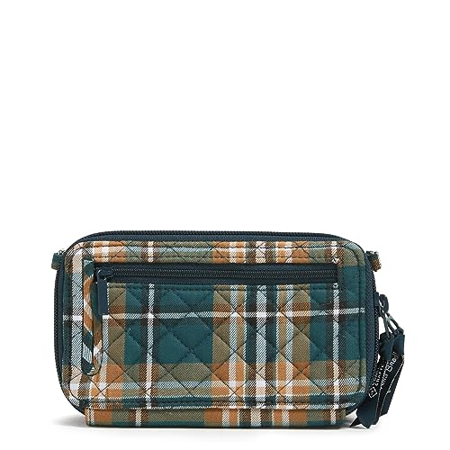 Image of Vera Bradley Women's Cotton All in One Crossbody Purse With RFID Protection