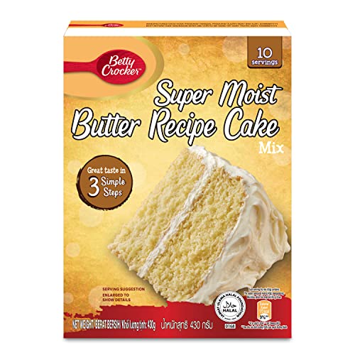 Betty Crocker Super Moist Cake Mix Butter Recipe 430g