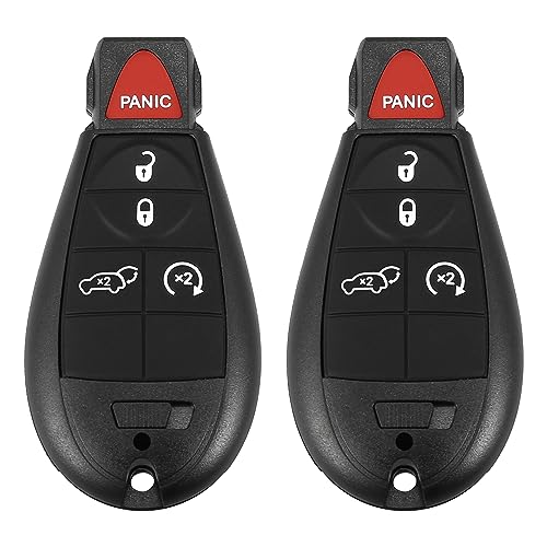 Double de clé Jeep Cherokee 2014-2019 lot de deux télécommandes GQ4-53T pour toute la famille