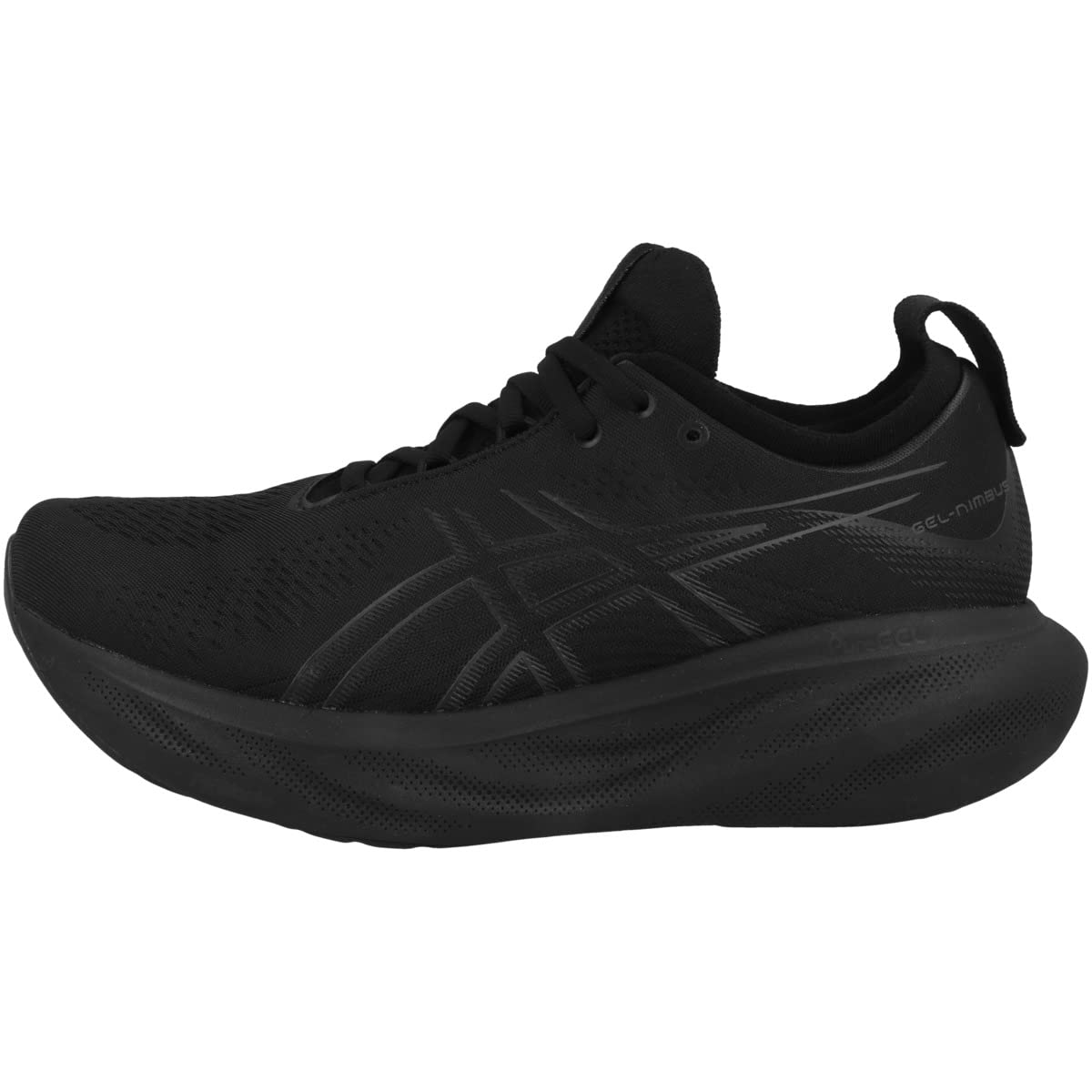 ASICS Nimbus 25 Zapatillas de Carretera para Hombre Negro Plateado