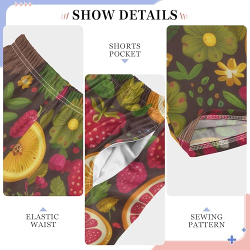 ZZXXB Hedgehog Orange Boys Long Pants Soft Trousers Elastic Waist Kids Lounge Bottoms with Pockets S-XL4