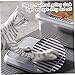 .Litter Box Step with Filter Function, Double Layered Litter Box Ramp Easy to Clean Suitable for Small & Elderly Cats (Grey) PET_Supplies.