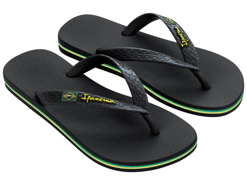 Ipanema Classic Brasil II Fem, Women's Flip Flops, UK 6-7, 22467 Black, 4 UK