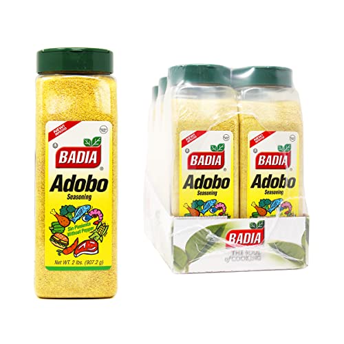 Badia Adobo without Pepper, 2 Pound (Pack of 6)