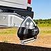 VEVOR Trailer Hitch Lock, Fits for 1-7/8 in, 2 in, 2-5/16 in Couplers, Heavy-Duty Anti-Theft Trailer Ball Lock with 3 Keys, Prying-Resistant, Adjustable Height Design for RVs, Boats, Trailers, Black