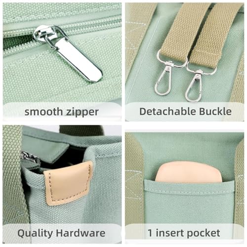 Tinkertechus Bag,Large Capacity Multi-Pocket Handbag,Tote Bag for Women Canvas Crossbody Bag Shoulder Bag Satchel3