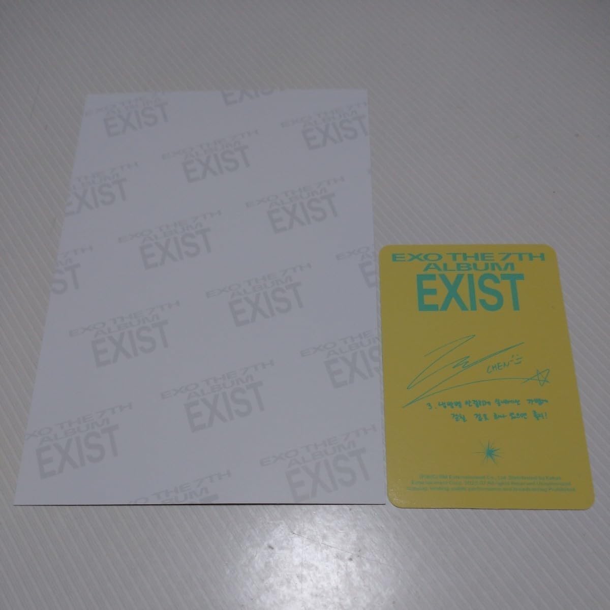 Amazon.co.jp: EXO チェン EXIST Photo Book O Ver. コンプ