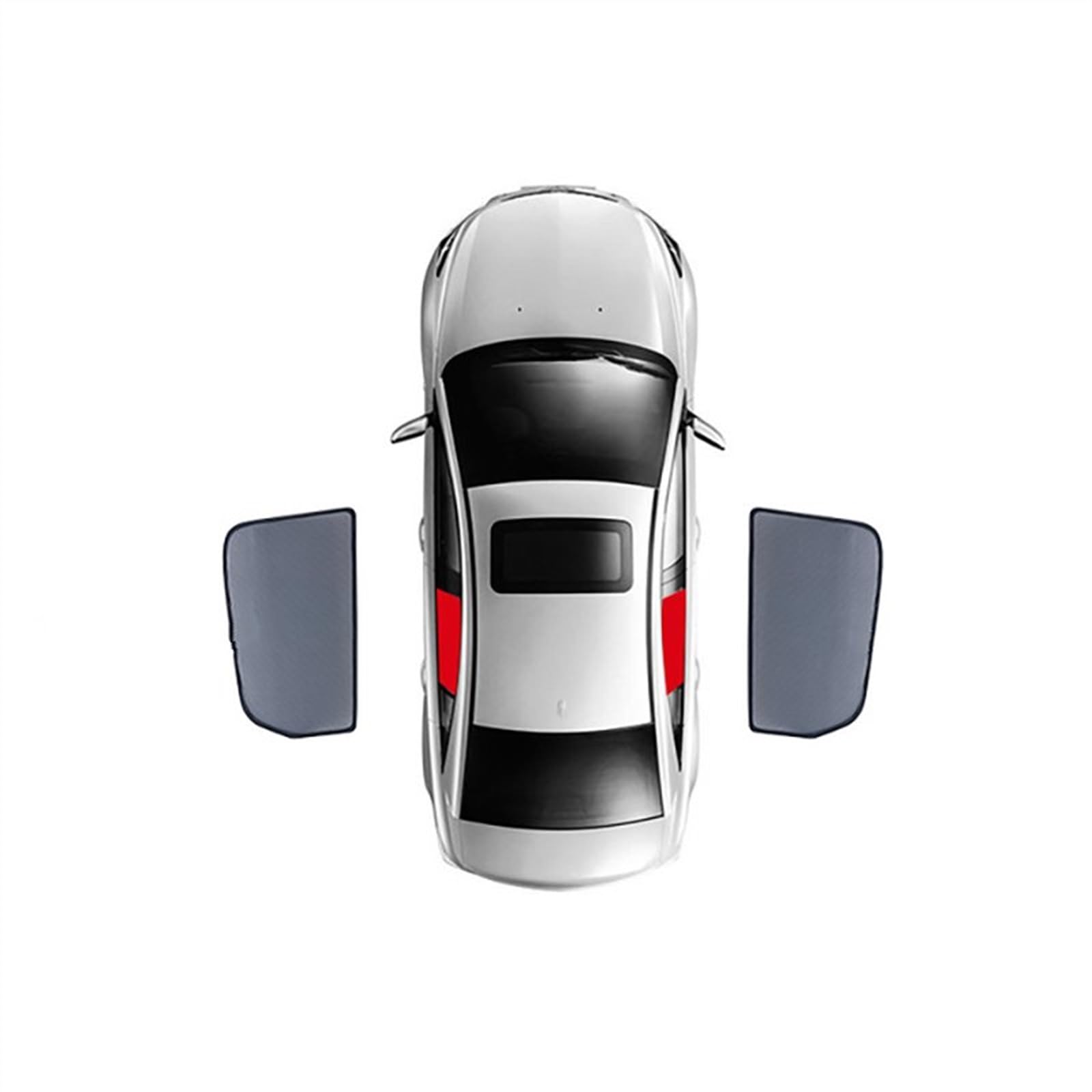 Parasol Coche Para Kia para Grand para Carnival YP 2014-2019 2020 Sedona parasol magnético para coche parabrisas delantero cortina ventana lateral trasera, parasol Coche Parasol ( Tamaño : 2PCS Rear )