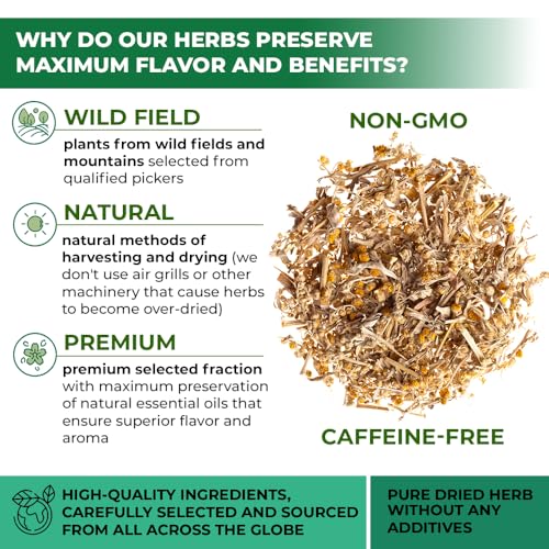 Image of 4 oz. Wormwood Tea Wormwood Herb Dried Herb Tea (Artemisia Absinthium) - 113g Dry Wood Worm Artemisiae Absinthii Herba Artemisa Ajenjo Hierba