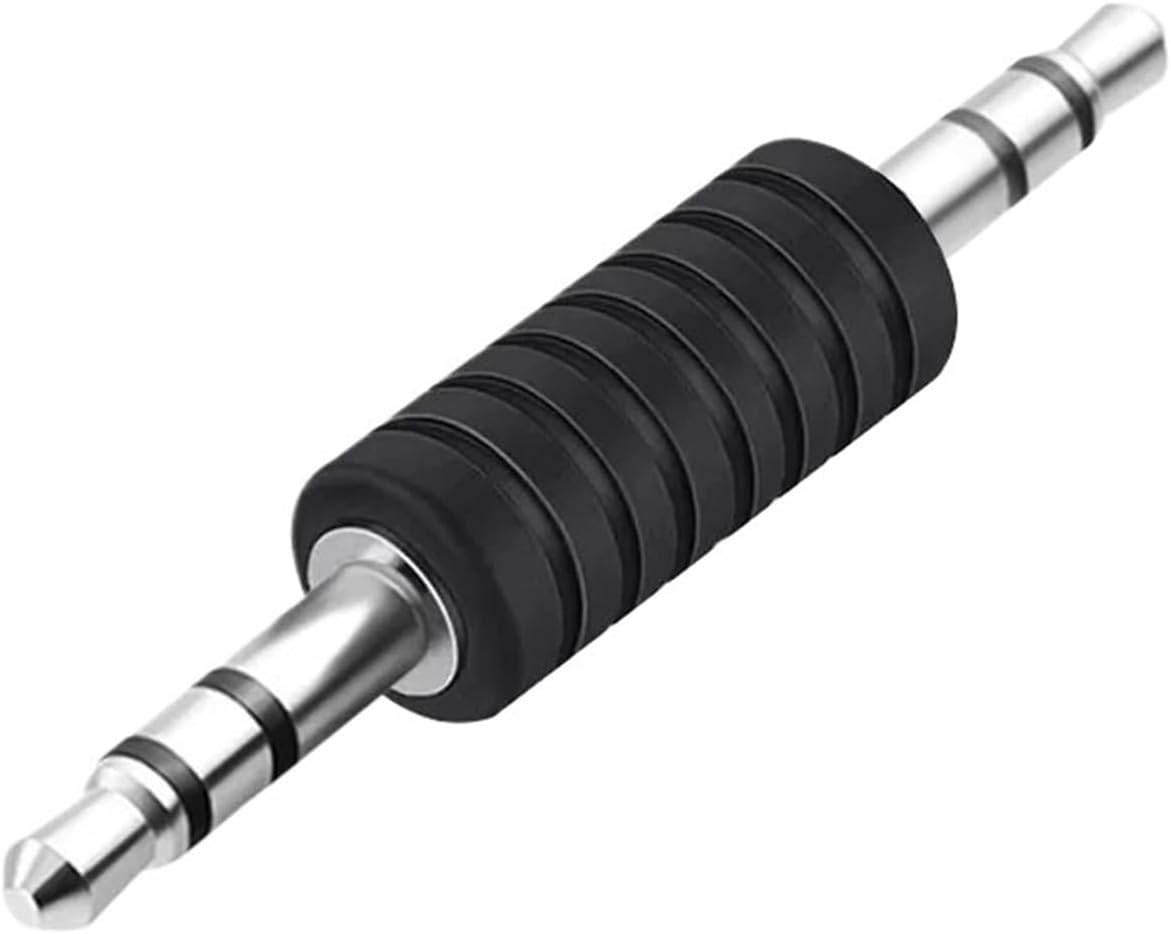 3.5mm 3 Pole Audio Cable Jack Adapter Male to Male Stereo Aux Plug Straight Converter for MP3 MP4 Earphone Connector(5pcs)