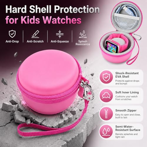 Rangement Vtech KidiZoom DX2 contre les rayures et câbles perdus rose - 4