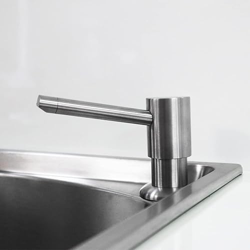 Miniatura 2 de TRYWELL Dispensador de jabón para fregadero de cocina, dispensador de jabón integrado con cabezal dispensador de jabón de cocina de acero inoxidable