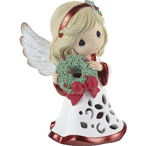 Alternative view of Precious Moments 231401 Wreathed in Christmas Glory LED Resin Musical