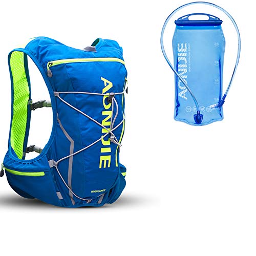 AONIJIE 10L ligero resistente al agua mochila de esquí de running Marathon Ciclismo