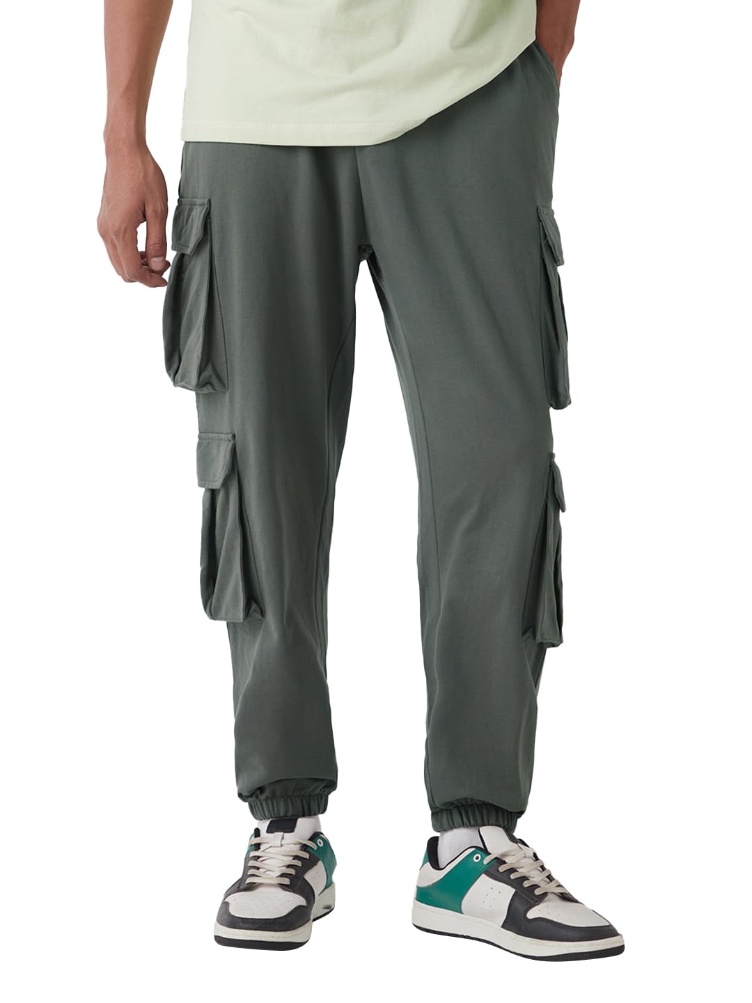Air 1.0 Men's Cotton Solid Super Loose Fit Jogger | Track pants for man | Lower for man | Trouser for men | Baggy trackpants for men | Multipurpose | Mens Lower Activewear | Utility Pockets | Lightweight & Flexible Elastic Waist | Casual Joggers | Loose Fit-image-28