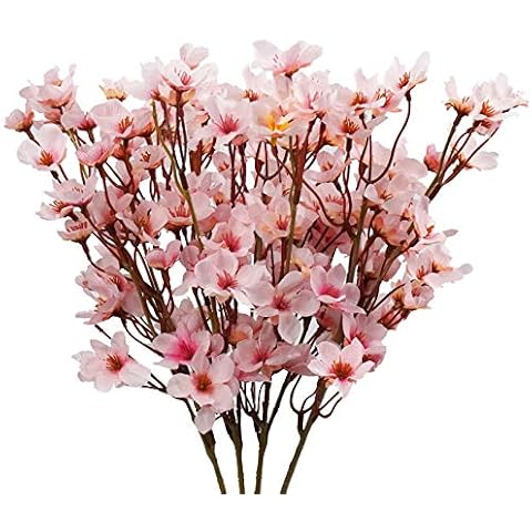Uieke Artificial Cherry Blossom Flower Cover
