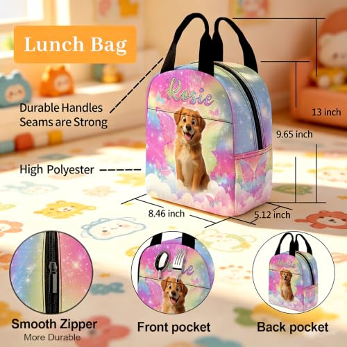 Image of Custom Backpack for Girl Kids Personalized Backpacks Set Back to School