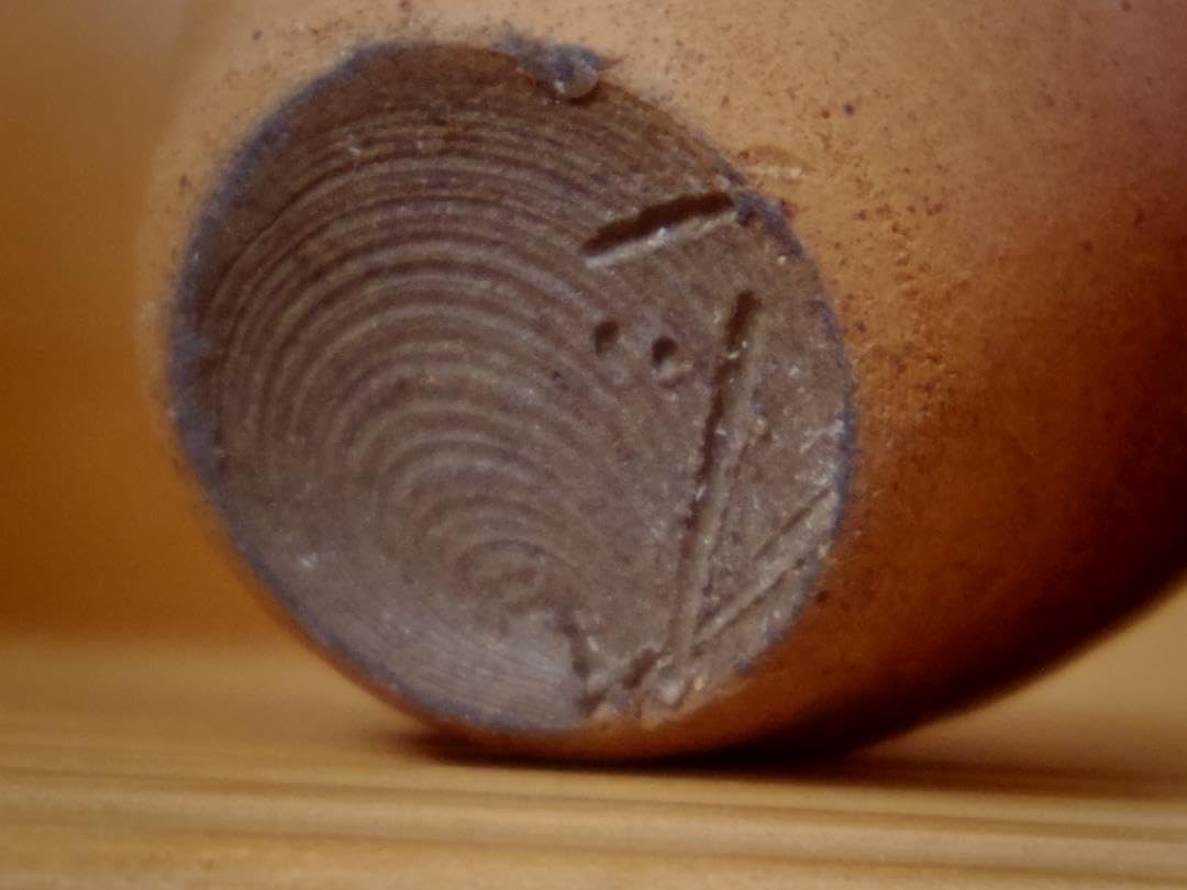 樺澤健治師 中里隆南蛮 湯呑 共箱 樺澤健治【師：中里隆】