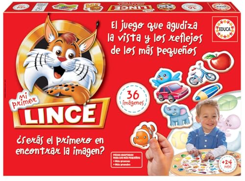 Educa   Mi Primer Lince 36 Imágenes | Juego de Mesa Educativo para Niños | Estimulación Visual y Desarrollo Cognitivo | Juego Educativo 2 años | Regalo niño niña 2 3 años