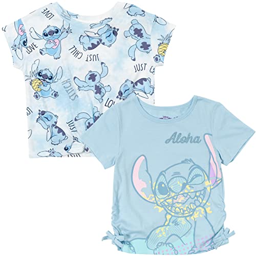 Disney Classics Girls 2 Pack Pullover T-Shirts Toddler to Big Kid Sizes (2T - 18-20) - Main Image