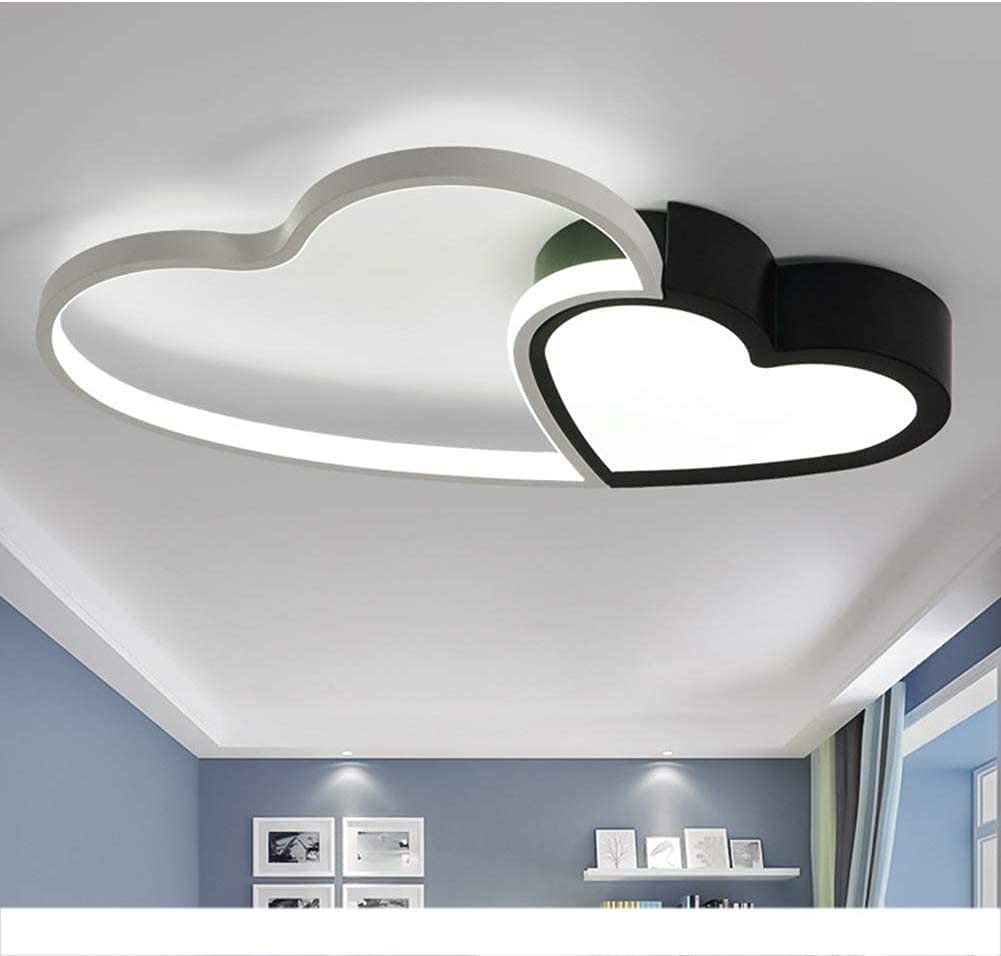 Prosta lampa sufitowa LED z aluminium Romantyczna lampa do sypialni Kreatywna osobowość Study Lamp Wick Shaped Wedding Room