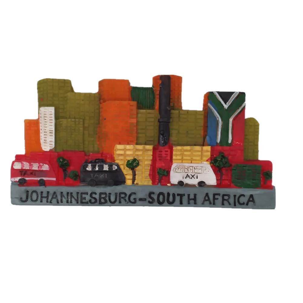 3D Johannesburg South Africa souvenir fridge magnet,Home & kitchen decoration polyresin craft,South Africa refrigerator magnet sticker