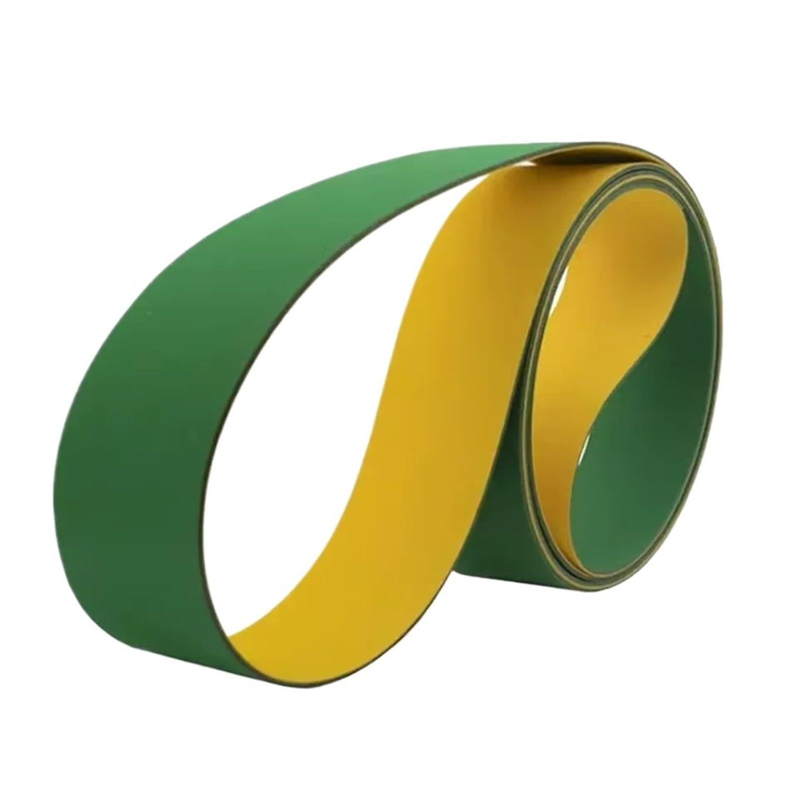 1 Stück Nylon-Flachantriebsriemen, 2 mm dick, gelbgrün, Nylon-Platten-Basisband, Maschinen-Hochgeschwindigkeitsriemen, verschleißfestes Förderband(1380x30x2mm)