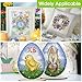 12 by 18-Inch Count Cross Stitch Fabric, 4 PCS Aida Cloth 14 Count, White Embroidery Fabric for Embroidery Projects and DIY Handicrafts, Handmade Needlework