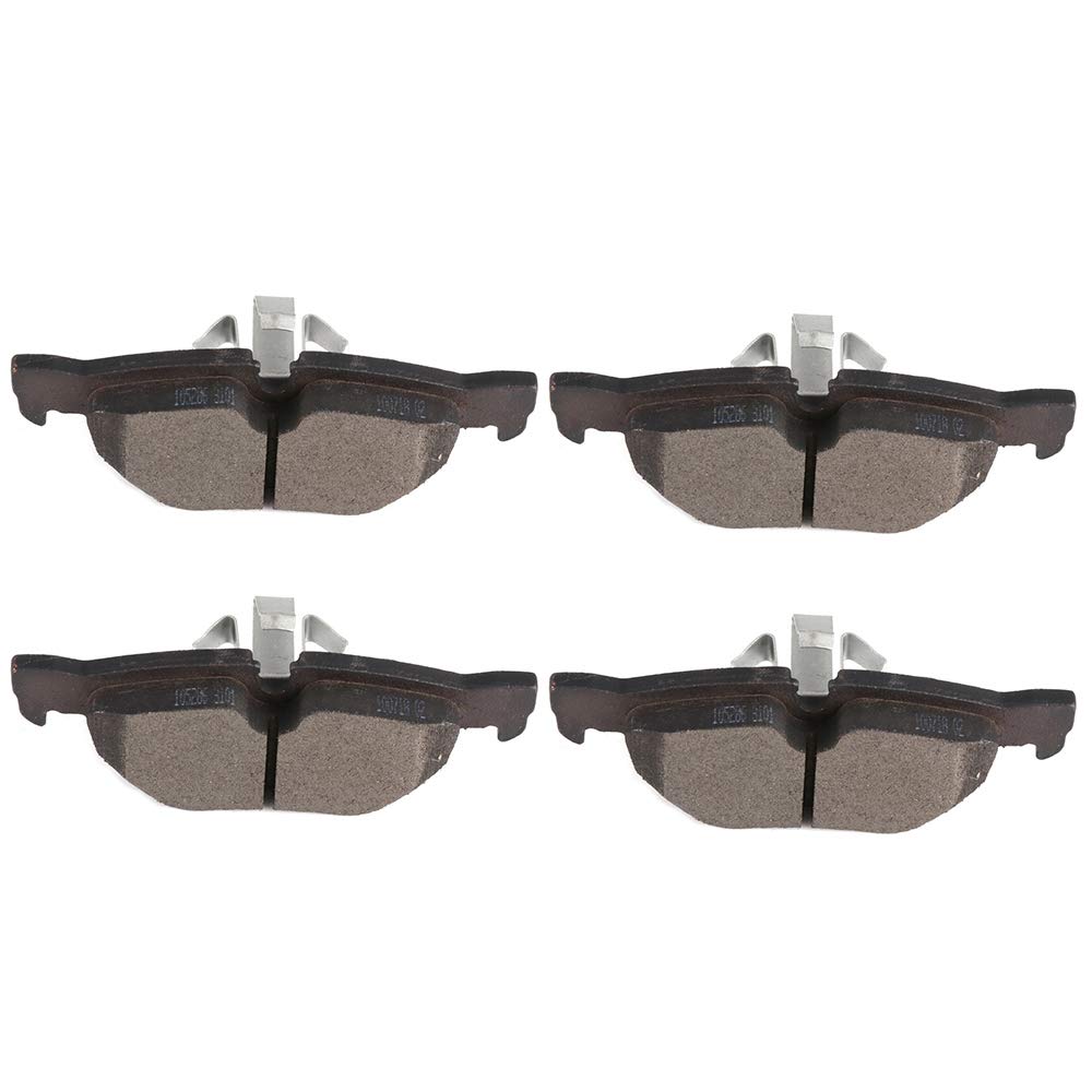 cciyu Ceramic Rear Brake Pad Set Fit For BMW,128i,06-11 For BMW 323i,06 For BMW 325i,325xi,07-13 For BMW 328i,09-13 For BMW 328i xDrive,07-08 For BMW 328xi,12-15 For BMW X1