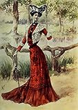 Latest Paris Fashions 1877 Toilette de Visite pour lAutomne Poster Print by Unknown (18 x 24)