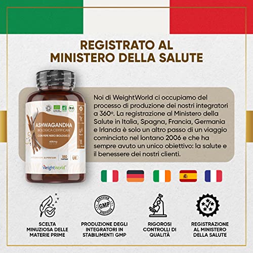 WeightWorld Certified organic ashwagandha
