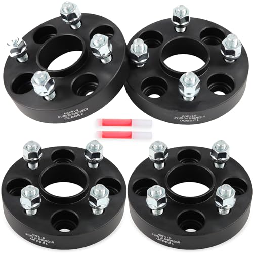 ECCPP 1 inch 4x100 Hubcentric Wheel Spacers 25mm Wheel Spacers Fit for Honda for Accord for Mini Cooper for Mitsubishi Lancer with 12x1.5 56.1mm