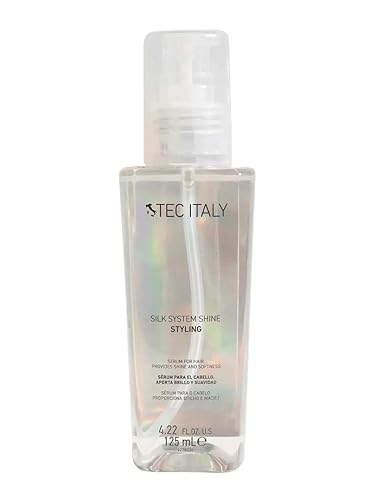 Tec Italy SILK SYSTEM SHINE STYLING, 4.22 onzas líquidas (paquete de 1), transparente