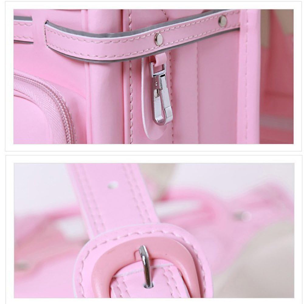Star-Wind Ransel Randoseru automatico Giapponese Borse di Scuola per ragazzi ragazze Senior PU pelle leggera Pioggia Copertura