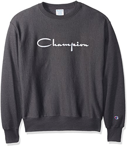 Champion LIFE Men's Reverse Weave Sweatshirt, Granite Heather, M