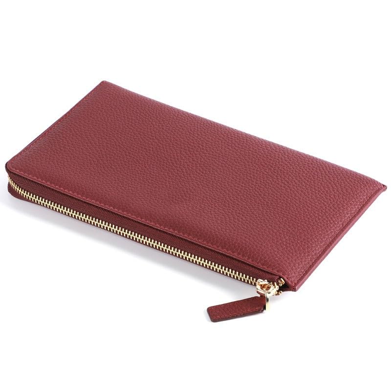 Wallet Leather Wallet Coin Purse Credit Card Holder(D)4