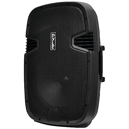 Pyle Portable Bluetooth PA Speaker System -1000W Rechargeable Outdoor Bluetooth Speaker Portable PA System w/ Microphone In, MP3 USB SD Card Reader, FM Radio, Rolling Wheels - Mic, Remote PPHP152BMU
