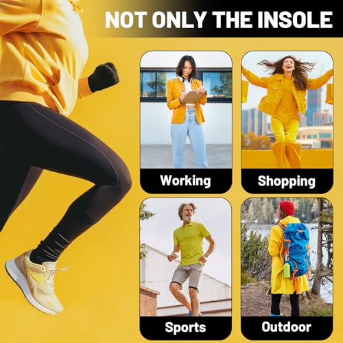 plantar fasciitis relief arch support inserts flat feet orthotics para orthopedic insole men women absorb shock supination correction standing all day boot work shoe insoles size10-10 12