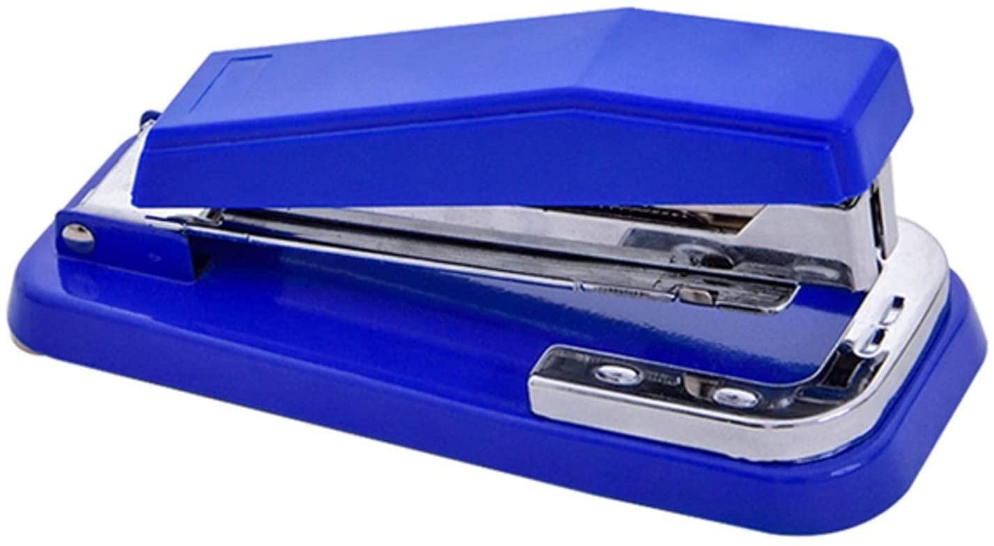 Cucitrice per Casa Ufficio 360 GRADIT Rotante PLACILER Head Desktop Staplerwith Staples Sharp Chiselfor Office School Home Accessori per Scrivania(C)