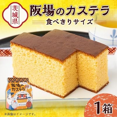 (職人が手焼き・阪場のカステラ)食べきりサイズ1箱[夏季用]