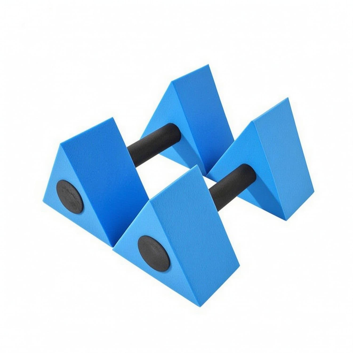 Triangular Water Exercise Dumbbell Buoyant Water Dumbbells Lightweight Aquatic Dumbbells EVA Soft for Aqua Aerobics, Blue-image-16