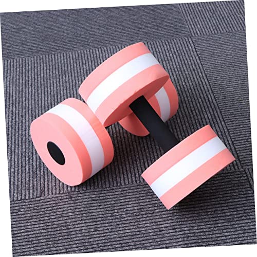 Par de mancuernas flotantes para piscina rosa miniatura 4