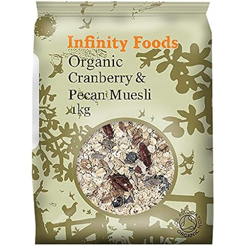 Infinity Foods Cranberry and Pecan Muesli 1kg, Organic Cover