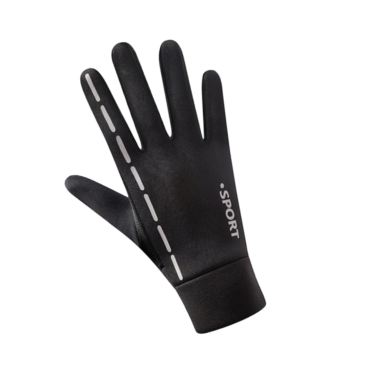 ABOOFAN 3piezas Guantes De Ciclismo Térmicos y Antideslizantes Pantalla Táctil y Protección Viento para Actividades Al Aire como Pesca Senderismo y Camping Talla Negro