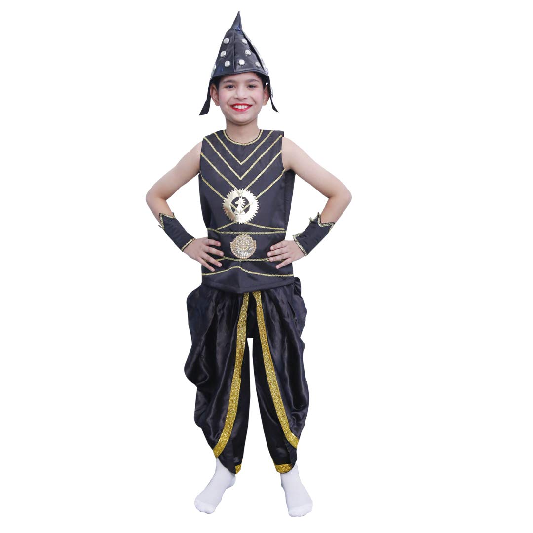 ITSMYCOSTUME Bahubali Costume Dress for Boys Kids Superhero Kids Fancy Dress Costume (Black) (B08RNP3LBV) Amazon Price History, Amazon Price Tracker