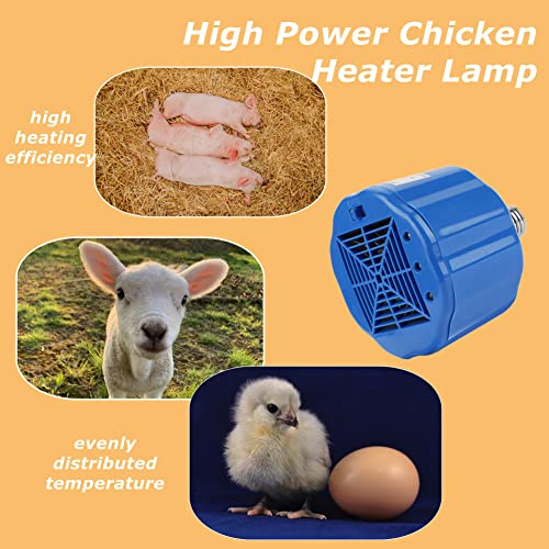 143 Calentador de gallinero de 100-300W, lámpara de Calentamiento de Cultivo para Mascotas, Pollo, Ganado, lámpara de Calor, Herramienta, Calentador de Pollo para gallinero