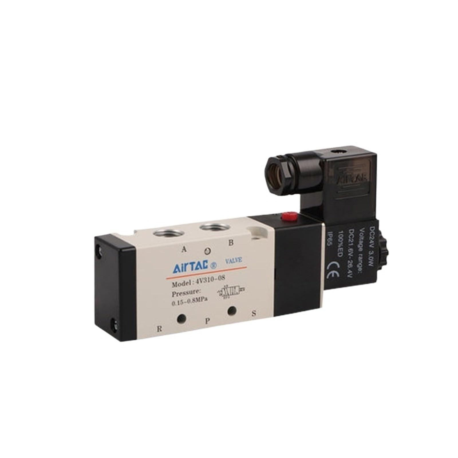 JNVFTCUX Two-position five-way solenoid valve 4V310-10/220V/4V210-08 controls air reversal(4V310-08 DC24V)