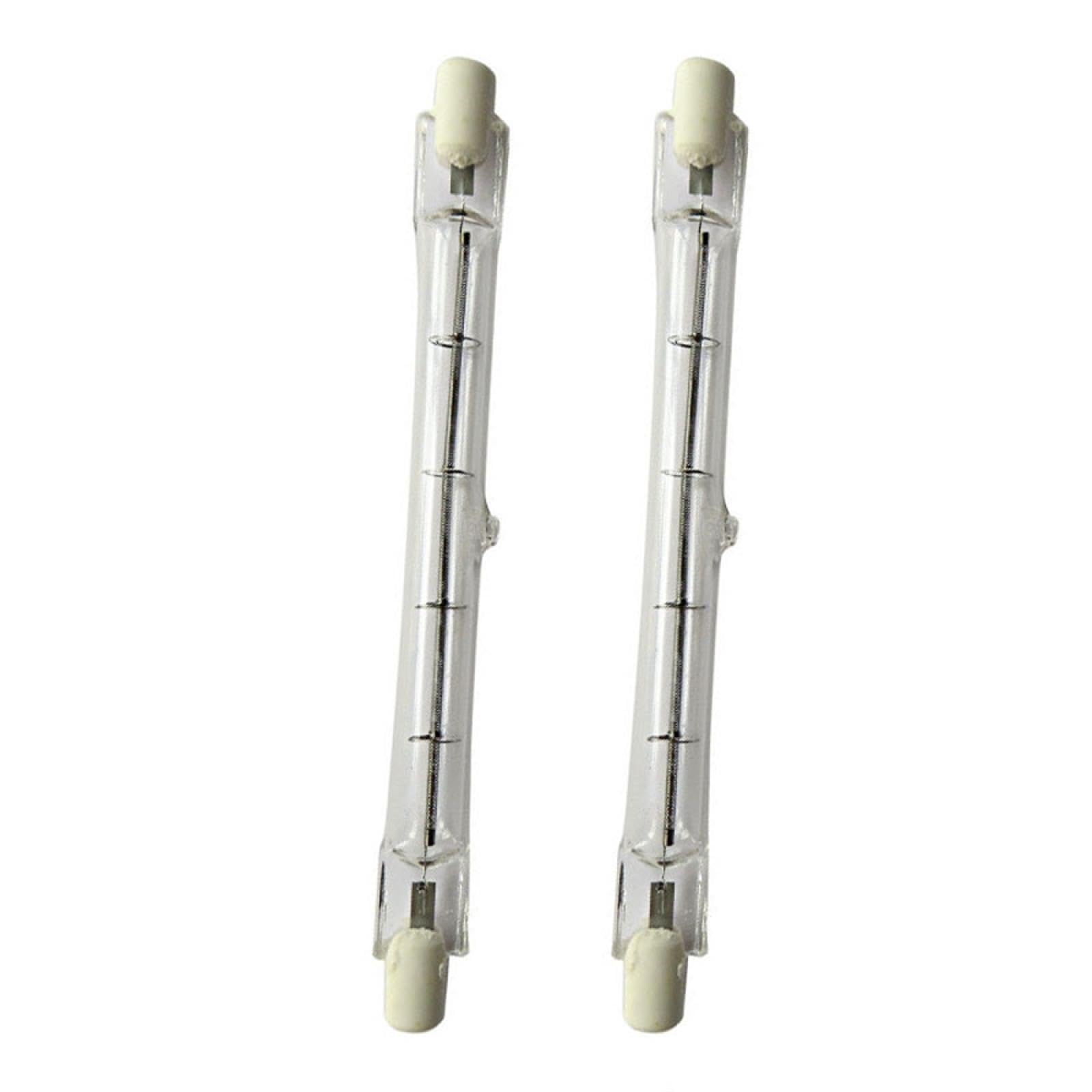 UGEFKMQ R7S 118Mm 200W Halogen Light Bulbs R7S Bulb 118Mm 300W 230V J118 Floodlight Bulb Dimmable J-Type Linear Light Bulb R7S Halogen Tungsten Bulbs Warm White 10Pc 100W