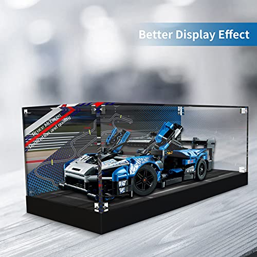Acryl-Vitrine Box für Lego Technic McLaren Senna GTR 42123 Auto-Bausteine Modellset, Staubdicht Transparent Clear… – Bild 8